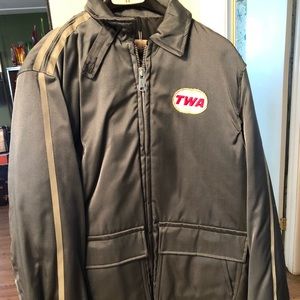 Vintage TWA Airlines Grounds Crew Jacket NWT Rare!